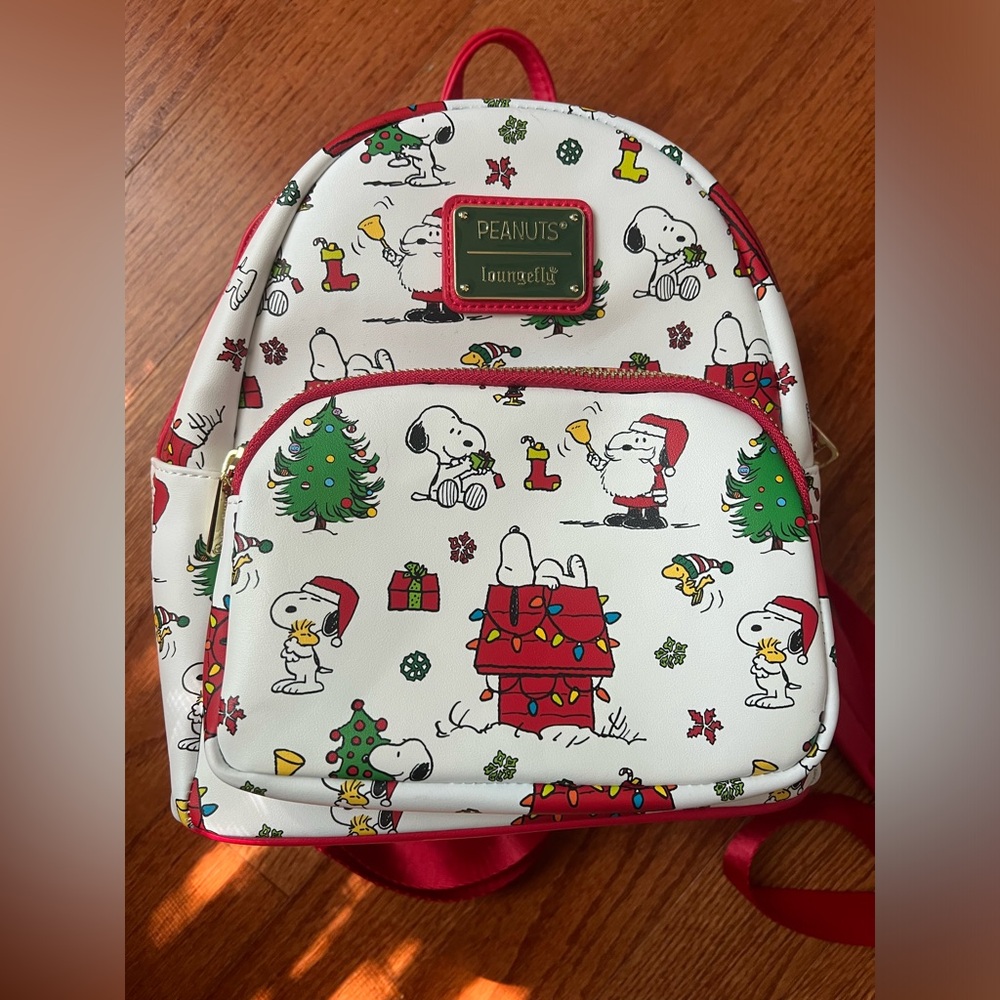 Loungefly Peanuts Snoopy Holiday - Double Strap Mini Bag